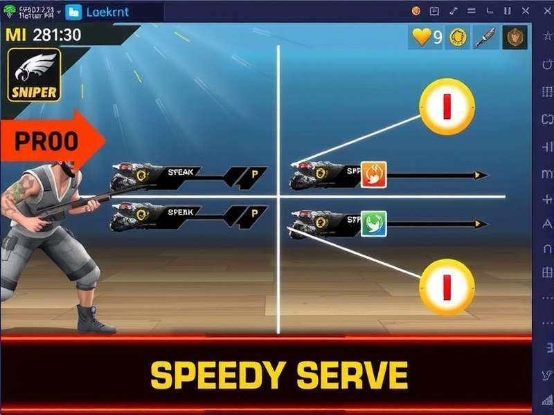 Intense Sniper Duel Action Speedy Serve Sniper Sniper Duel Mode